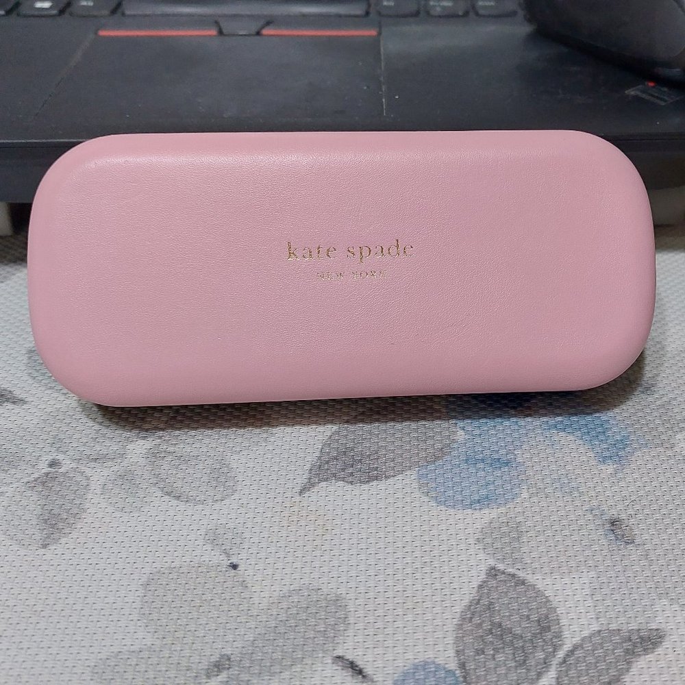 Kate Spade Glasses Or Sunglasses Case So Happy To See You Matching Dust Cloth
